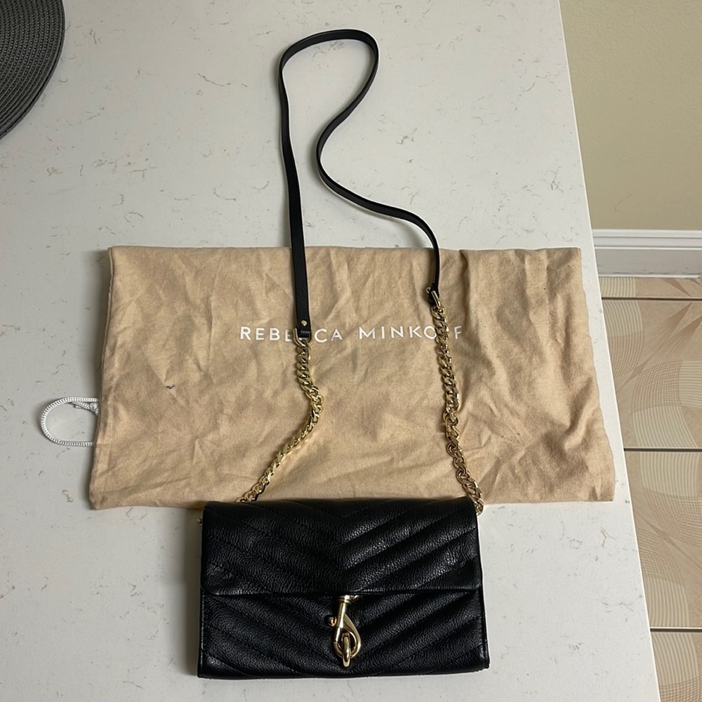 Rebecca Minkoff Black Quilted Crossbody Bag